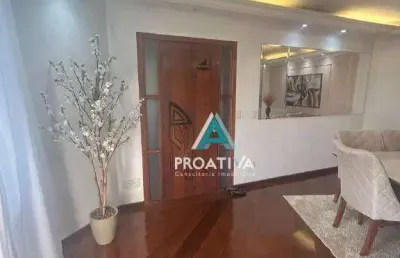 Apartamento com 3 dormitórios à venda, 162 m² - jardim - santo andré/sp