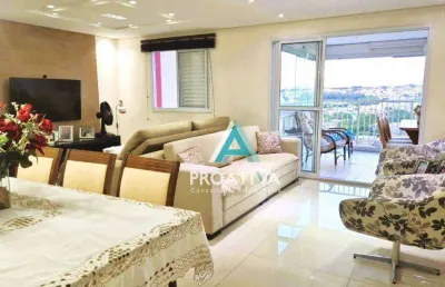 Apartamento com 3 dormitórios à venda, 124 m² - campestre - santo andré/sp