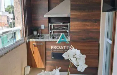 Apartamento com 2 dormitórios à venda, 79 m² - campestre - santo andré/sp
