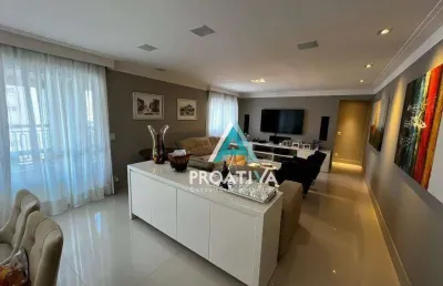 Apartamento com 3 dormitórios à venda, 177 m² - campestre - santo andré/sp