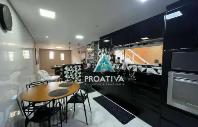 Sobrado com 2 dormitórios à venda, 250 m² - jardim vila rica - santo andré/sp
