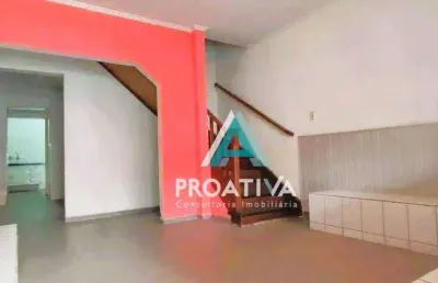 Sobrado com 2 dormitórios à venda, 90 m² - vila assunção - santo andré/sp