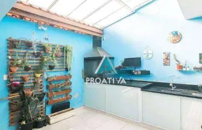 Sobrado à venda, 111 m² por r$ 510.000,00 - vila scarpelli - santo andré/sp