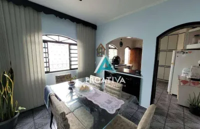 Sobrado com 3 dormitórios à venda, 236 m²- jardim las vegas - santo andré/sp