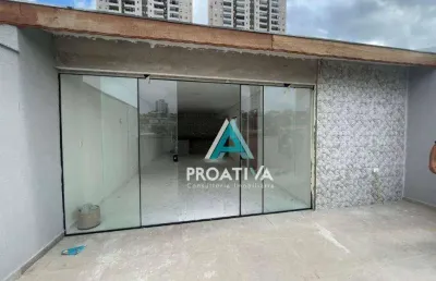 Cobertura com 3 dormitórios à venda, 150 m²  - vila curuçá - santo andré/sp