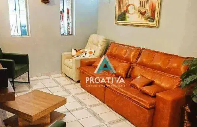 Sobrado com 4 dormitórios à venda, 166 m²  - vila américa - santo andré/sp