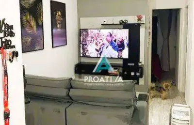 Apartamento com 2 dormitórios à venda, 48 m² - vila helena - santo andré/sp