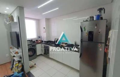 Apartamento com 2 dormitórios à venda, 50 m²- vila metalúrgica - santo andré/sp