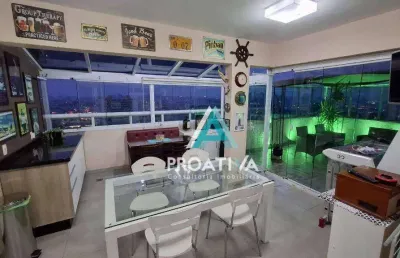 Cobertura com 3 dormitórios à venda, 158 m² por r$ 1.400.000,00 - campestre - santo andré/sp