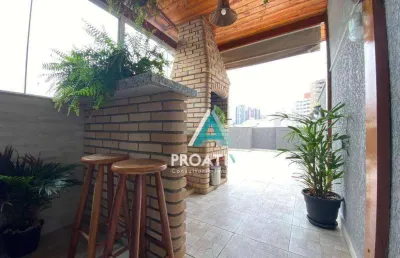 Cobertura com 2 dormitórios à venda, 90 m² - santa teresinha - santo andré/sp