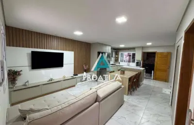 Sobrado com 2 dormitórios à venda, 144 m² - parque novo oratório - santo andré/sp