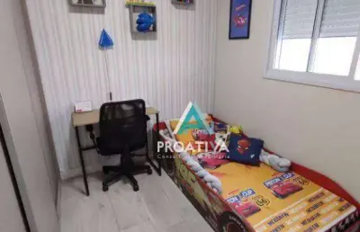 Apartamento com 3 dormitórios à venda, 75 m² - vila apiaí - santo andré/sp