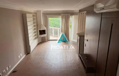 Apartamento com 1 dormitório para alugar, 104 m² - jardim - santo andré/sp