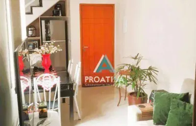 Cobertura com 2 dormitórios à venda, 101 m² - santa maria - santo andré/sp