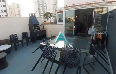 Cobertura à venda, 106 m² por r$ 795.000,00 - vila gilda - santo andré/sp