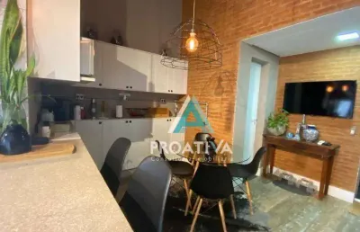 Cobertura com 2 dormitórios à venda, 100 m² por r$ 650.000,00 - jardim paraíso - santo andré/sp