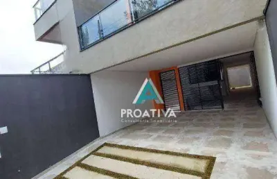 Sobrado com 3 dormitórios à venda, 195 m² - jardim paraíso - santo andré/sp
