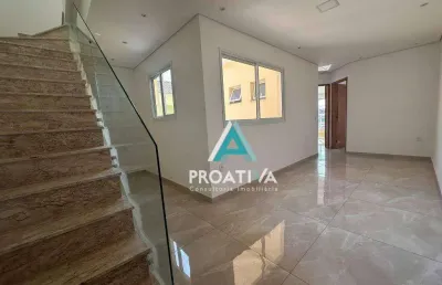 Cobertura com 2 dormitórios à venda, 89 m² - parque das nações- santo andré/sp