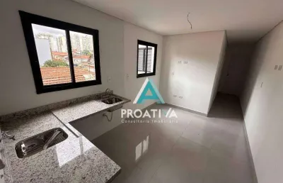 Apartamento com 2 dormitórios à venda, 50 m² - campestre - santo andré/sp