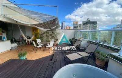 Cobertura com 3 dormitórios, 250 m² - venda por r$ 2.050.000,00 ou aluguel por r$ 11.469,17/mês - jardim - santo andré/sp