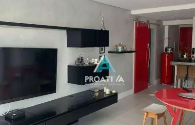 Apartamento com 2 dormitórios à venda, 94 m² por r$ 960.000,00 - jardim - santo andré/sp