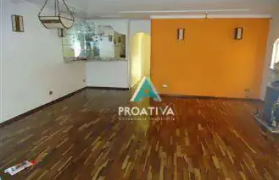 Casa com 3 dormitórios para alugar, 281 m²  - jardim - santo andré/sp