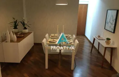 Apartamento com 3 dormitórios à venda, 86 m² - vila alzira - santo andré/sp