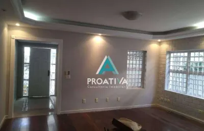 Sobrado com 3 dormitórios à venda, 196 m²  - vila scarpelli - santo andré/sp