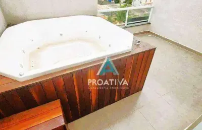 Cobertura com 3 dormitórios, 110 m² - venda por r$ 795.000,00 ou aluguel por r$ 4.260,00/mês - vila scarpelli - santo andré/sp