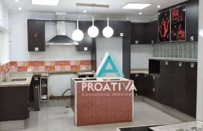 Casa com 3 dormitórios para alugar, 193 m² por - campestre - santo andré/sp