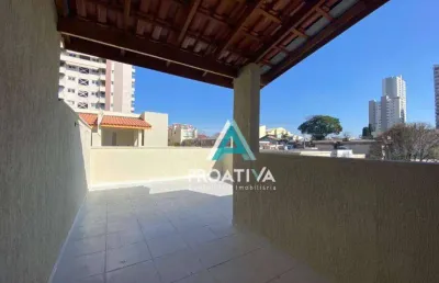 Cobertura com 2 dormitórios à venda, 85 m² - campestre - santo andré/sp