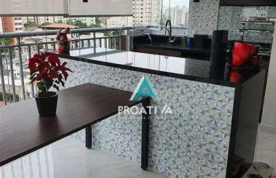 Apartamento com 3 dormitórios à venda, 115 m² por r$ 1.490.000,00 - centro - santo andré/sp