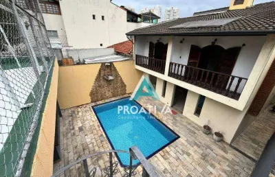 Sobrado com 5 dormitórios à venda, 550 m² por r$ 1.980.000,00 - campestre - santo andré/sp