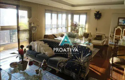 Apartamento com 4 dormitórios à venda, 220 m²  - santo antônio - são caetano do sul/sp