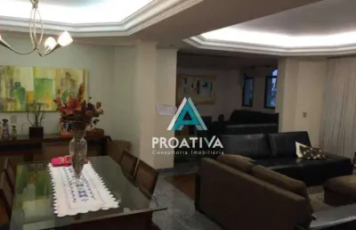 Apartamento com 4 dormitórios à venda, 298m² - vila bastos - santo andré/sp