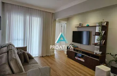 Apartamento com 2 dormitórios à venda, 77 m² - vila bastos - santo andré/sp