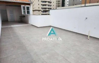 Cobertura com 3 dormitórios à venda, 146 m²  - campestre - santo andré/sp