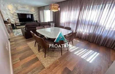 Apartamento com 3 dormitórios à venda, 205 m² - vila boa vista - santo andré/sp