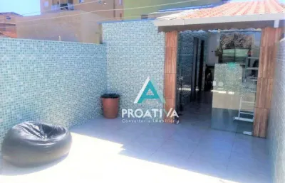 Cobertura com 2 dormitórios à venda, 84 m² - parque das nações - santo andré/sp
