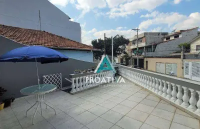Sobrado com 3 dormitórios à venda, 151 m² - campestre - santo andré/sp