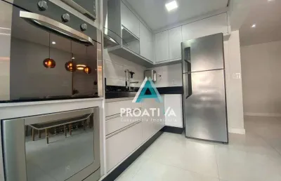 Apartamento com 3 dormitórios à venda, 96 m² por r$ 989.000,00 - vila scarpelli - santo andré/sp