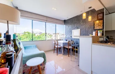 Apartamento com 3 quartos à venda na rua comendador albino cunha, 128, cristo redentor, porto alegre, 74 m2 por r$ 550.000