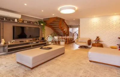 Casa em condomínio fechado com 3 quartos à venda na rua sérgio iglésias barcellos, 45, lomba do pinheiro, porto alegre, 126 m2 por r$ 720.000