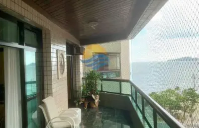 Apartamento alto padrão a venda em santos com vista mar.