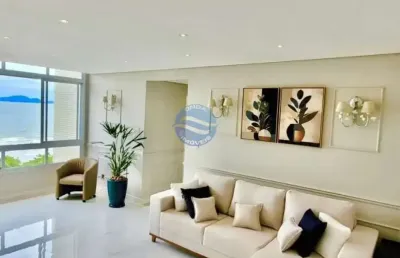 Apartamento para venda na orla de santos com vista mar