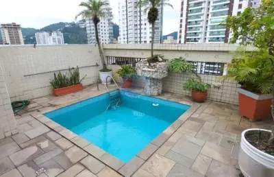 Cobertura a venda em santos no bairro da pompéia quadra praia.