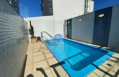 Cobertura espetacular a venda no embaré quadra da praia