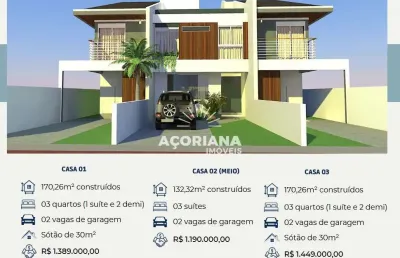Casa com 3 quartos à venda na rua marinas do campeche, 325, campeche, florianópolis por r$ 1.449.000