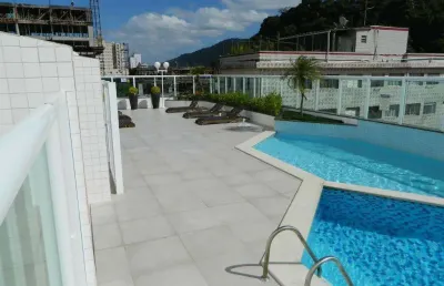 Cobertura para venda em mongaguá / sp no bairro centro