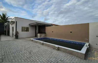 Casa com 2 dormitórios, sendo 2 suítes no grandesp, itanhaém / sp